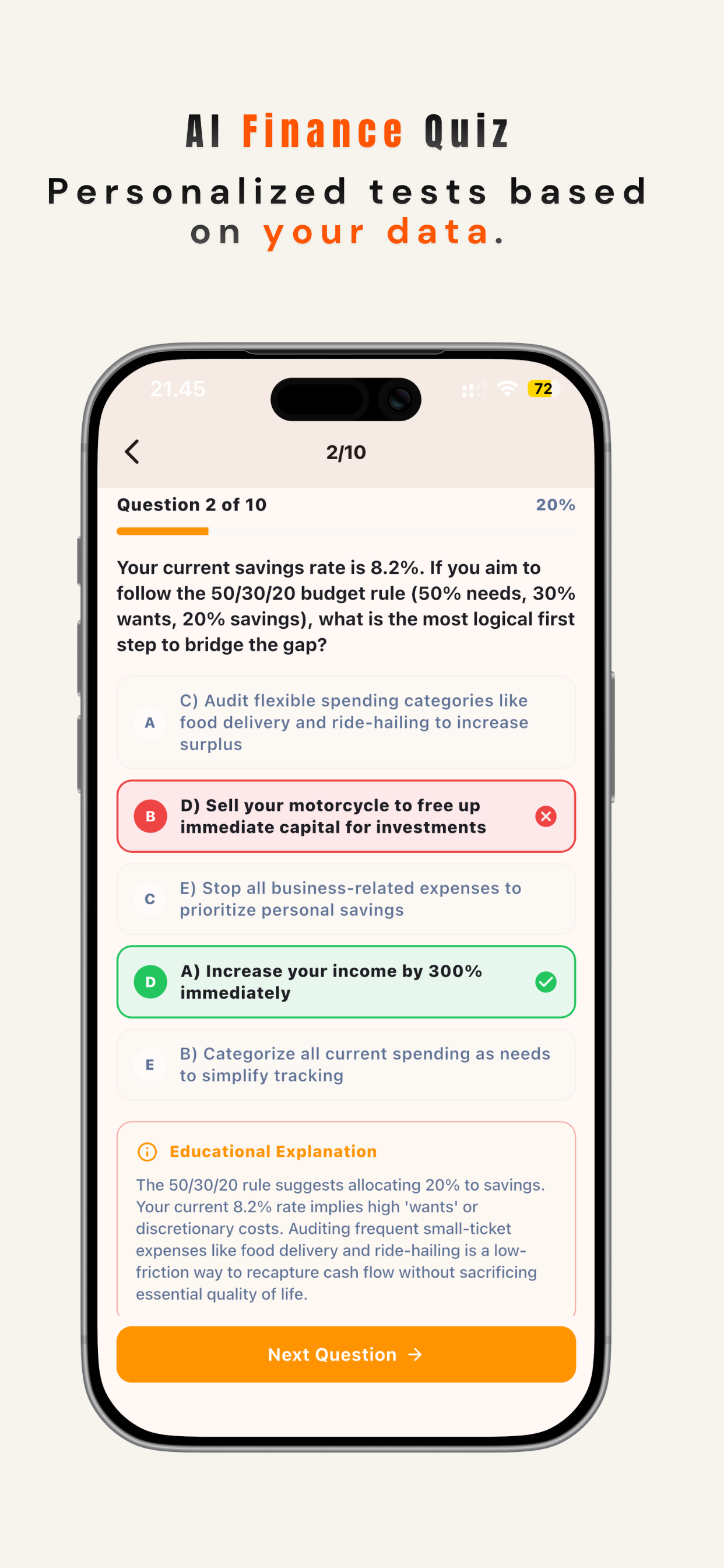 NoteFin app screenshot 4